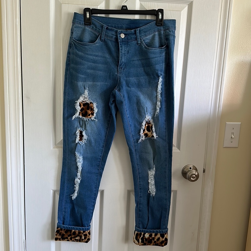 Leopard Jeans